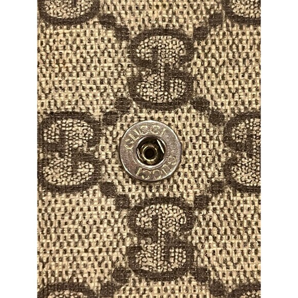 Gucci Long Wallet GG Canvas Brown Leather Patent Leather with Box Authenticated - Picture 5 of 12